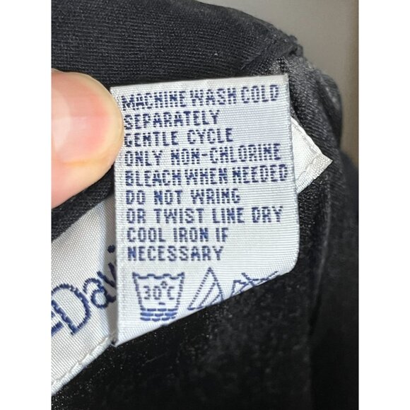 Retro Suede Maxi Skirt Black L Classic Festive Holiday Preppy Boho Western 80s - Picture 9 of 9